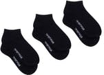 Ankelsokk 3PK - Sort